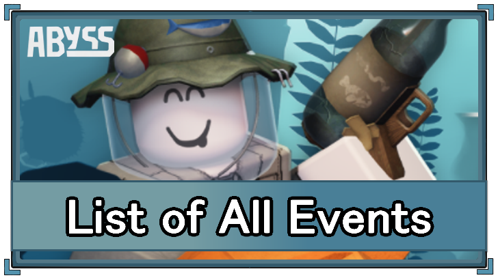 List of All Events