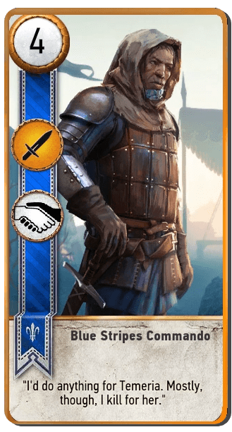 Blue Stripes Commando Image