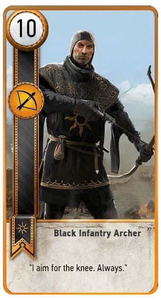 Black Infantry Archer