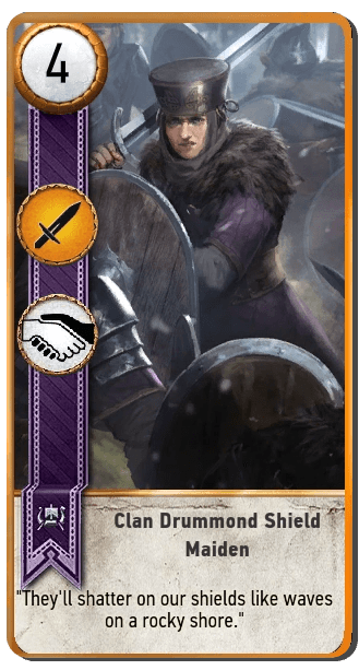 Clan Drummond Shield Maiden