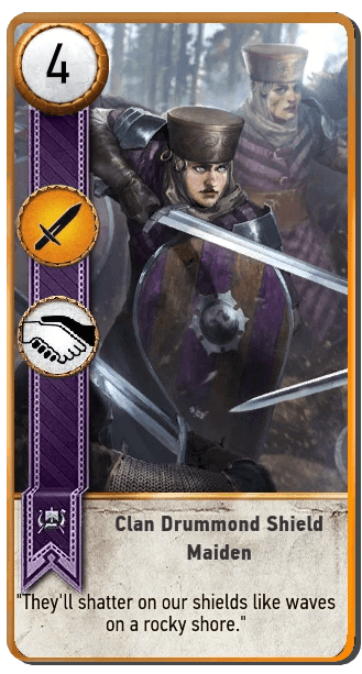 Clan Drummond Shield Maiden