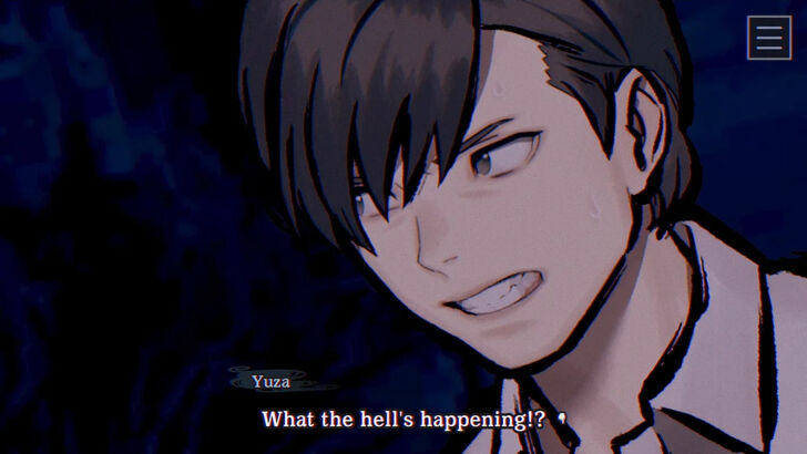 Yuza looking confused and asking what