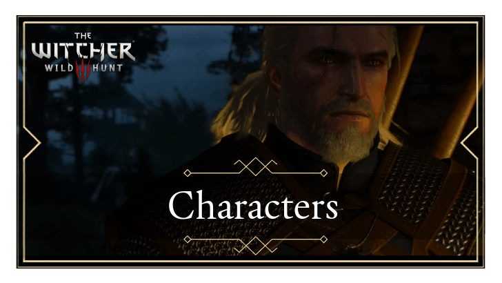 Witcher 3 - Character Top Banner