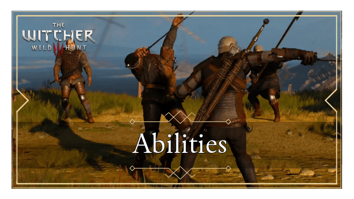 Witcher 3 - Abilities Top Banner