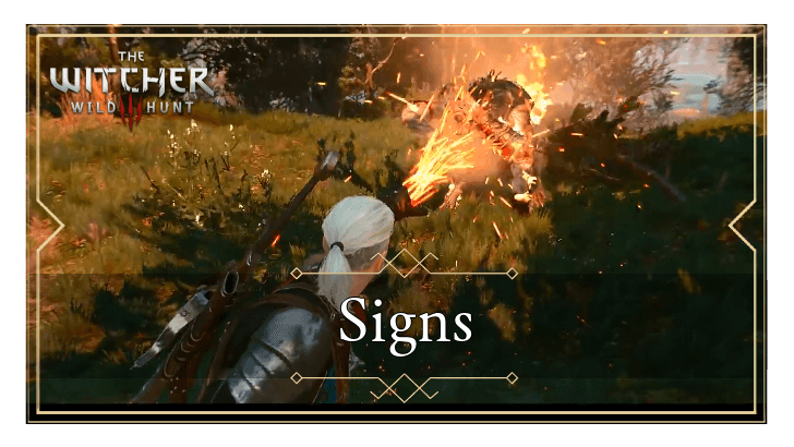 Witcher 3 - Signs Top Banner