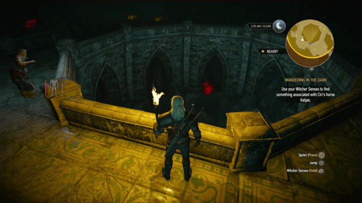 Kelpie Horse Symbol in the Pool