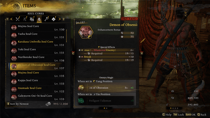 Demon of Obsession Soul Core