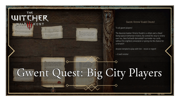 Gwent Quest Big City Players
