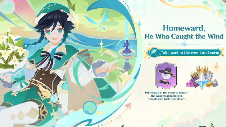 Genshin Impact - Homeward He Who Caught the Wind