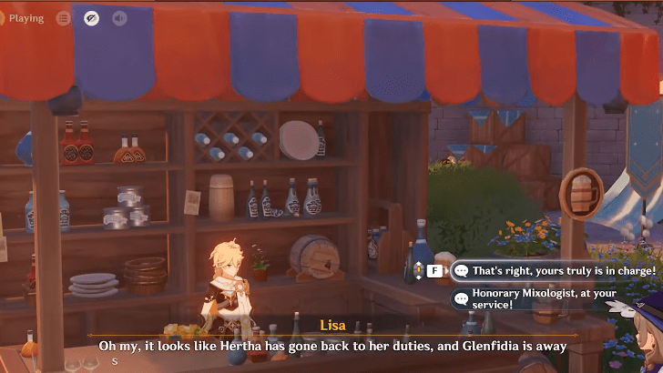 Genshin Impact - A Chat Over Fine Drinks