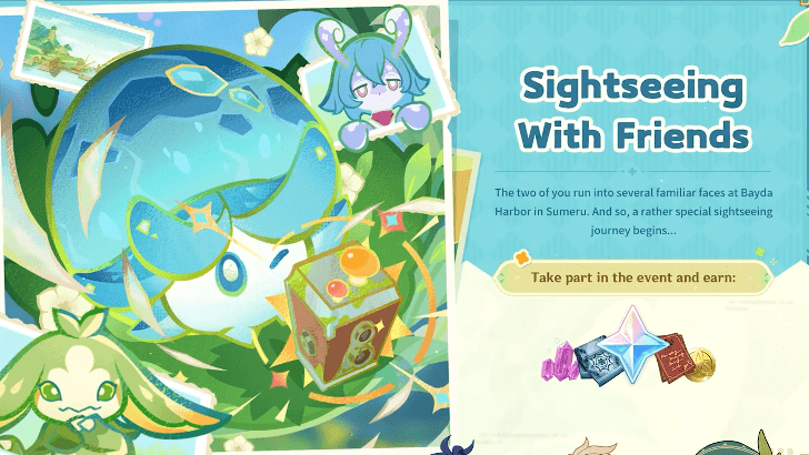 Genshin Impact - Sightseeing with Friends