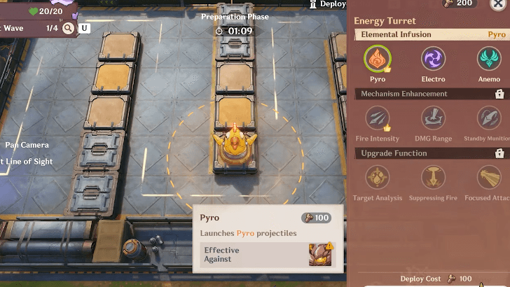 Genshin Impact - Operation Stronghold Defense - Gameplay