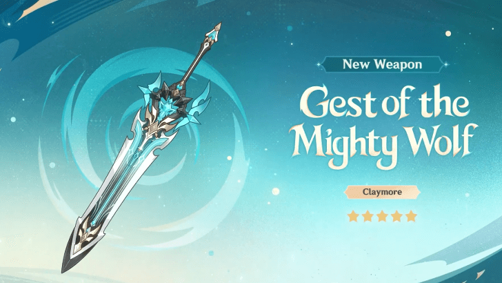Genshin Impact - 6.4 Weapon - Gest of the Mighty Wolf