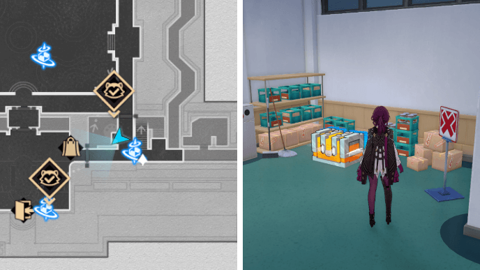 HSR Graphia Academy Chest 2 Location