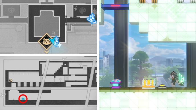 HSR Graphia Academy Chest 28 Location