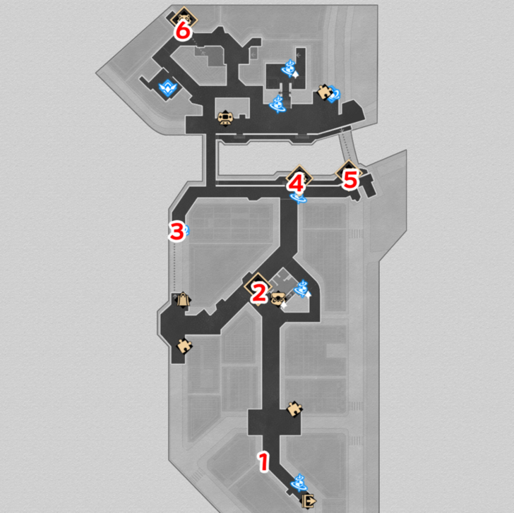 Star Rail - Dovebrook District Interplanar Jump Locations F1