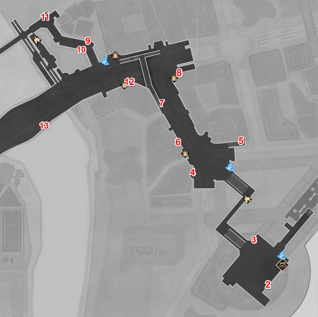 Duomension City F1 East Nameless Wispae Locations