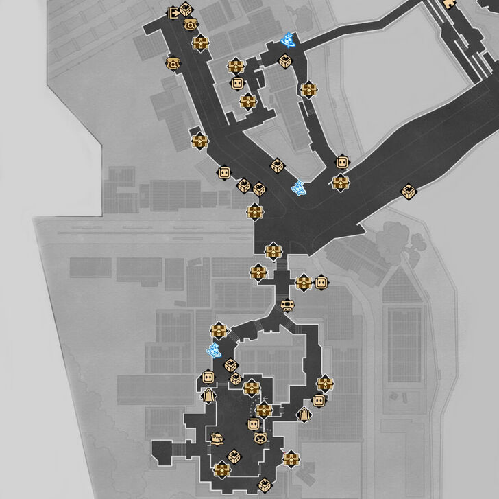HSR Duomension City F1 West Map