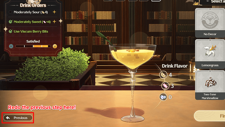 Redo the Previous Step