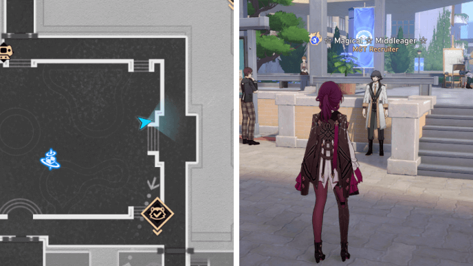 HSR Graphia Academy Magical Middleager Location