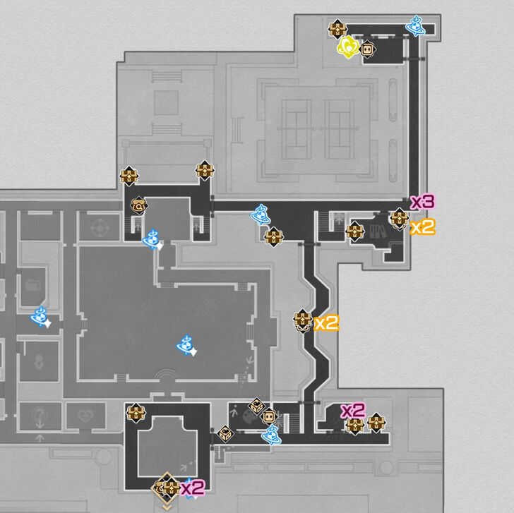HSR Graphia Academy F2 Map