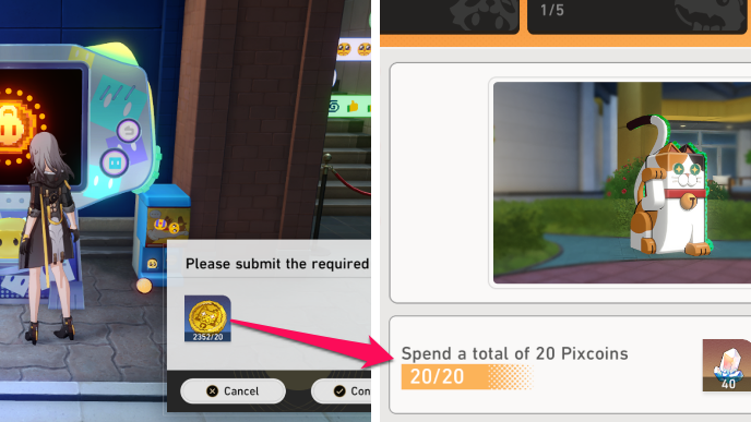 HSR Explore Planarcadia to Complete Tasks