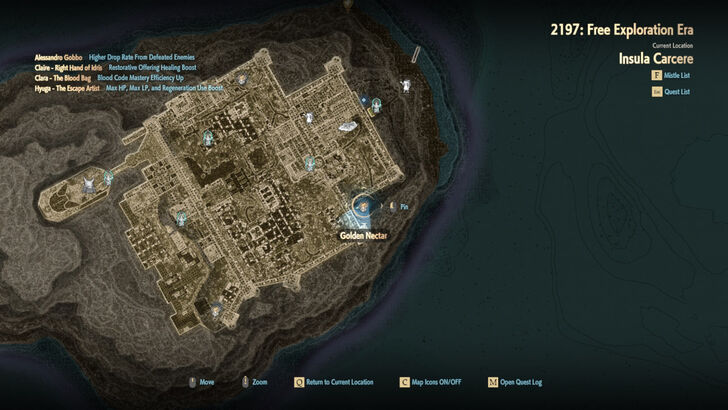 Golden Nectar 43 Map