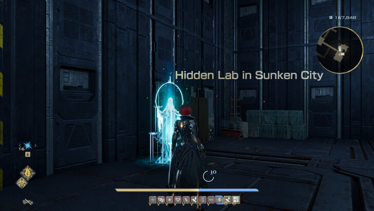 Hidden Lab in Sunken City Location