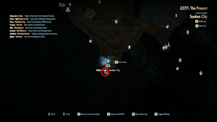 Inner Lab in Sunken City Map