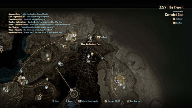 Mine Site Northern Cave Map