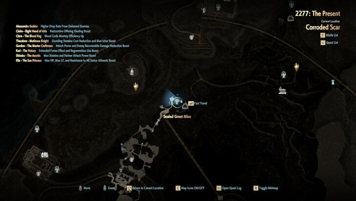 Sealed Great Mine Map