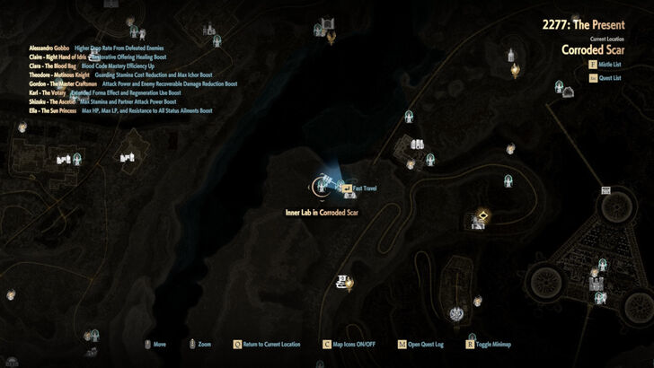 Inner Lab in Corroded Scar Map