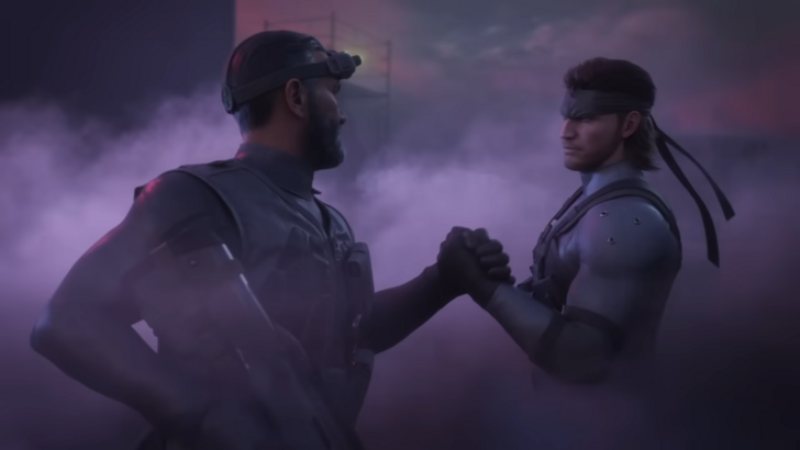 Solid Snake Handshake with Sam Fischer