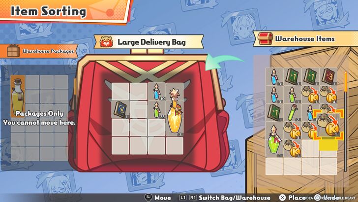 Calamity Angels Item Management