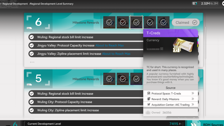 Raise Regional Development Level