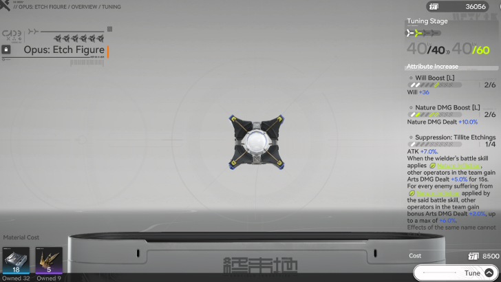 Increase Weapon Levels and Tuning