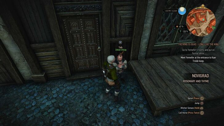 Zoltan Chivay Quest Start