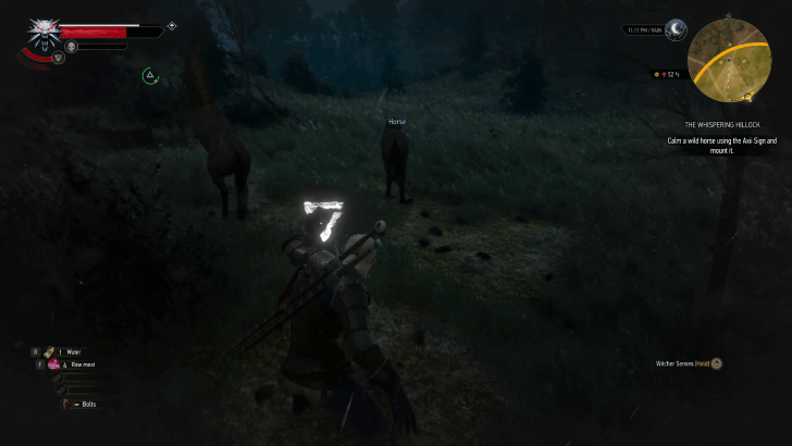 Use Axii on the Horse