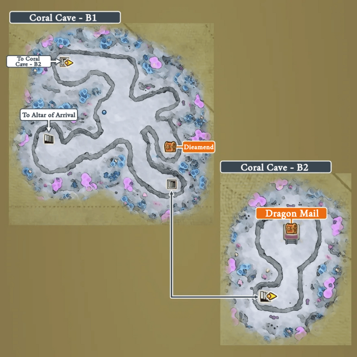Coral Cave Present map 3