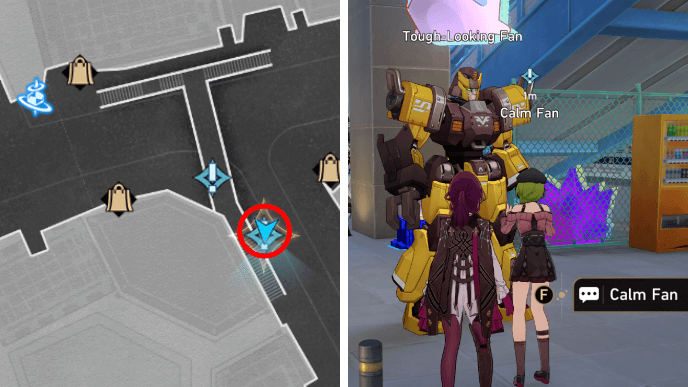 HSR Talk to the Calm Fan in Duomension City