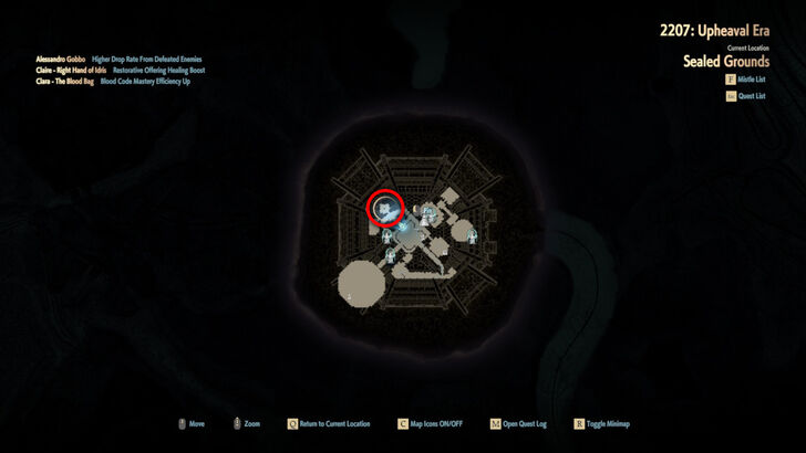 Golden Blood Bead 12 Map