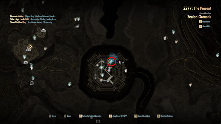 Golden Blood Bead 11 Map