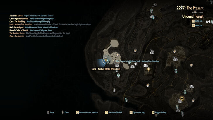 Lucia - Mother of the Wasteland Map