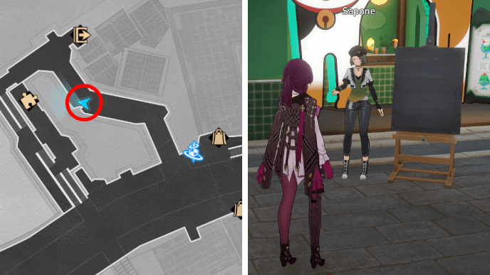 HSR Talk to Sapone Within the Memory