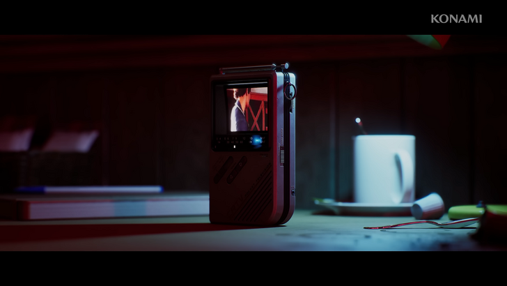 silent hill townfall crt device on a table