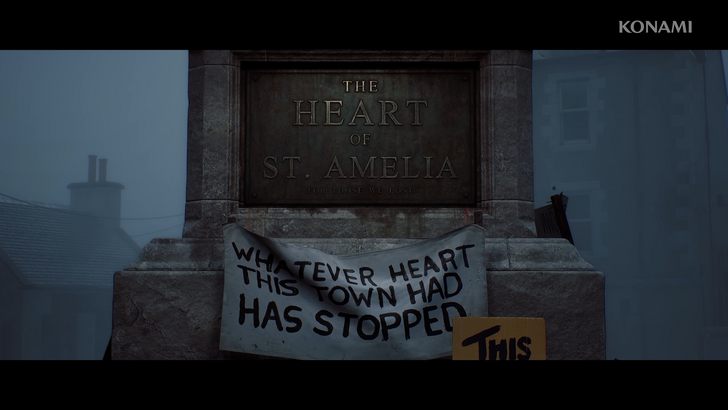 silent hill townfall the heart of st.amelia plaque