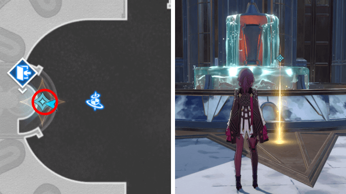 HSR Check Out the Fountain in Belobog Plaza