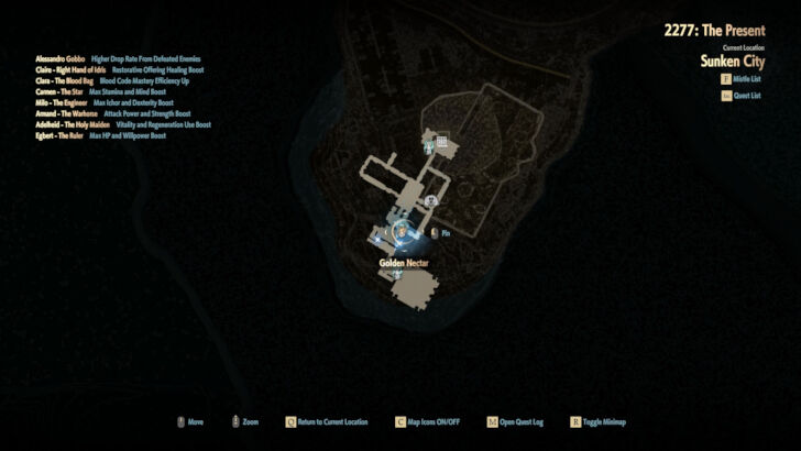 Golden Nectar 13 Map