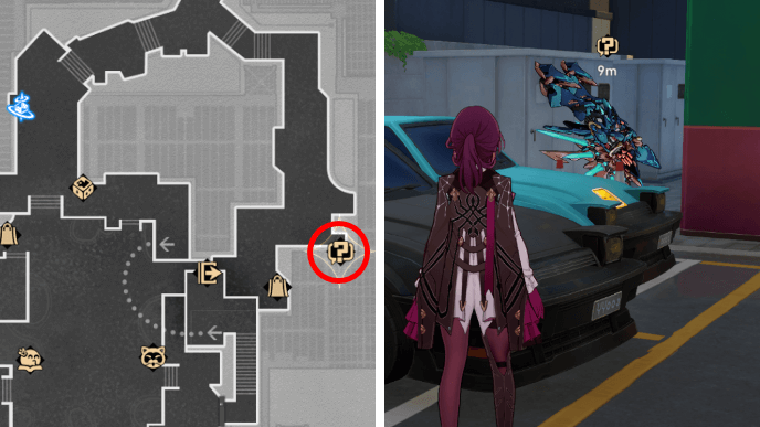 HSR Talk to the Strange Mech in Duomension City