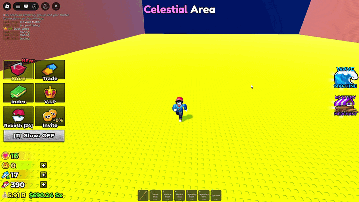 Escape Tsunami for Brainrots Celestial Area